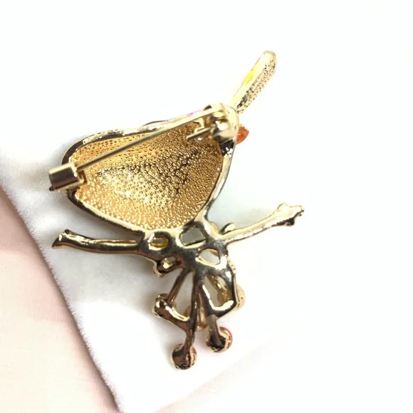 Enamel Bird Brooch - Picture 2 of 3